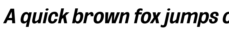 Preview of FONTSPRING DEMO - SemBd ExtCond UtObli Italic font