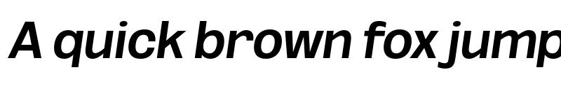 Preview of FONTSPRING DEMO - SemBd Obli Italic font