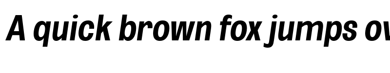 Preview of FONTSPRING DEMO - SemBd UltCond Obli Italic font