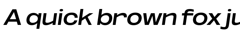 Preview of FONTSPRING DEMO - SemBd UltExp Obli Italic font