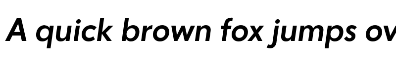 Preview of FONTSPRING DEMO - Semi Bold Italic Italic font