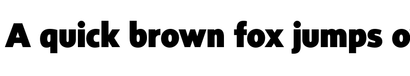 Preview of FONTSPRING DEMO - Sense Black Regular font