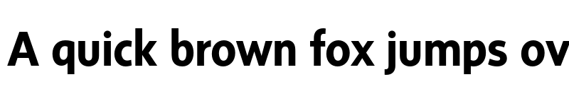 Preview of FONTSPRING DEMO - Sense Bold Regular font