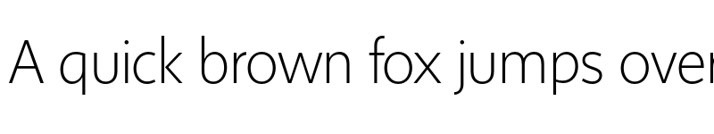 Preview of FONTSPRING DEMO - Sense ExtraLight Regular font