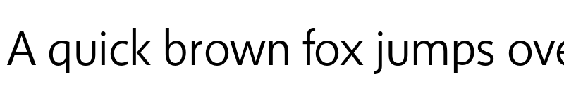 Preview of FONTSPRING DEMO - Sense Light Regular font