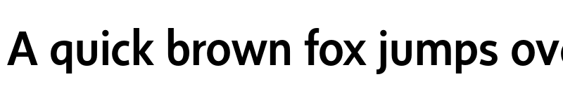 Preview of FONTSPRING DEMO - Sense Medium Regular font