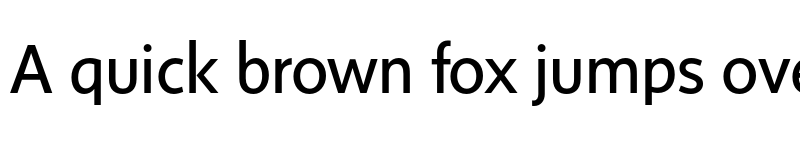 Preview of FONTSPRING DEMO - Sense Regular Regular font