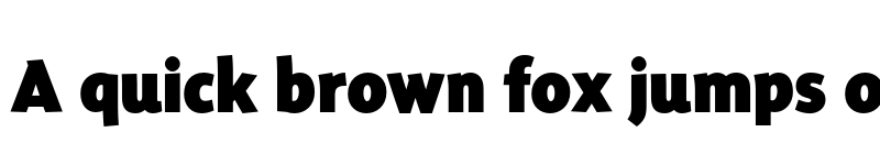 Preview of FONTSPRING DEMO - Sensibility Black Regular font