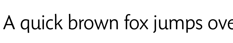 Preview of FONTSPRING DEMO - Sensibility Light Regular font