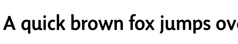 Preview of FONTSPRING DEMO - Sensibility Medium Regular font