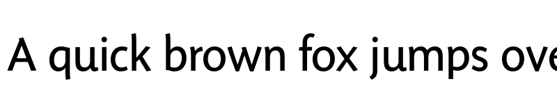 Preview of FONTSPRING DEMO - Sensibility Regular Regular font