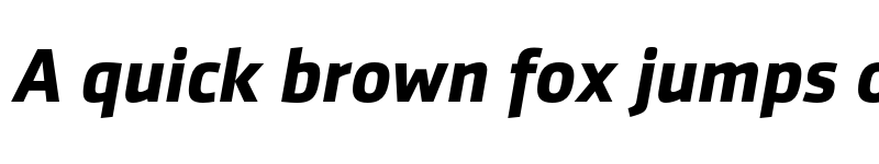 Preview of FONTSPRING DEMO - SenticoSansDT Bold Italic font