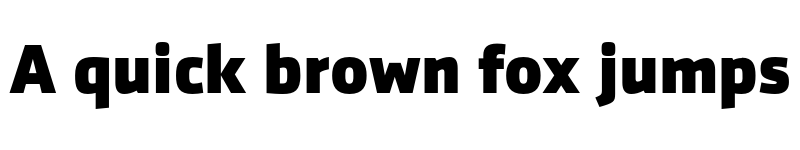 Preview of FONTSPRING DEMO - SenticoSansDT ExtraBold Regular font