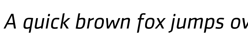 Preview of FONTSPRING DEMO - SenticoSansDT Italic font