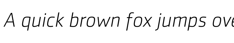Preview of FONTSPRING DEMO - SenticoSansDT Light Italic font