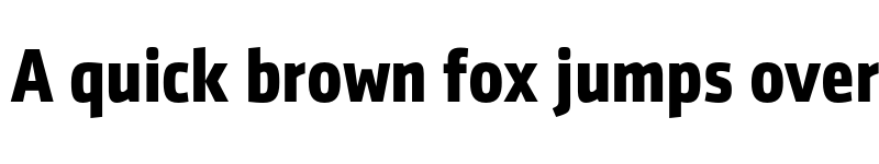 Preview of FONTSPRING DEMO - SenticoSansDTCond Bold font