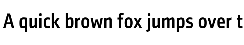 Preview of FONTSPRING DEMO - SenticoSansDTCond Medium Regular font