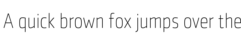 Preview of FONTSPRING DEMO - SenticoSansDTCond Thin Regular font