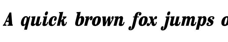 Preview of FONTSPRING DEMO - Sentry Condensed Black Italic font