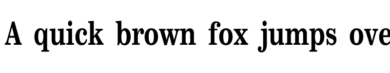 Preview of FONTSPRING DEMO - Sentry Condensed Bold font