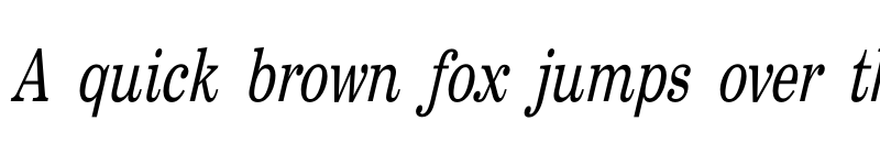 Preview of FONTSPRING DEMO - Sentry Condensed Italic font