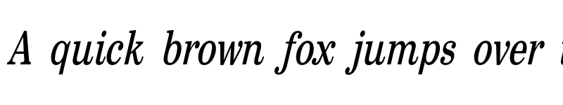 Preview of FONTSPRING DEMO - Sentry Condensed Medium Italic font