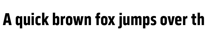 Preview of FONTSPRING DEMO - Serca Condensed Bold font