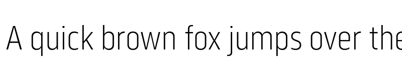 Preview of FONTSPRING DEMO - Serca Condensed ExtraLight Regular font