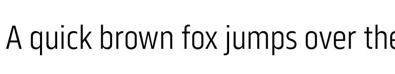 Preview of FONTSPRING DEMO - Serca Condensed Light Regular font