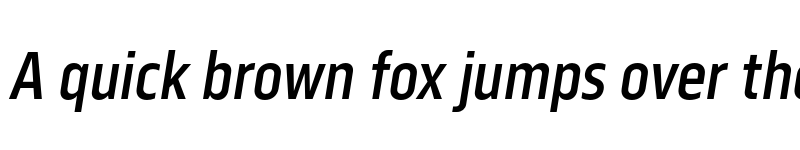 Preview of FONTSPRING DEMO - Serca Condensed Medium Italic font