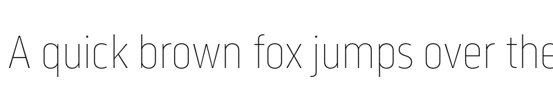 Preview of FONTSPRING DEMO - Serca Condensed Thin Regular font