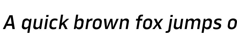 Preview of FONTSPRING DEMO - Serca Medium Italic font