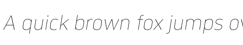 Preview of FONTSPRING DEMO - Serca Thin Italic font