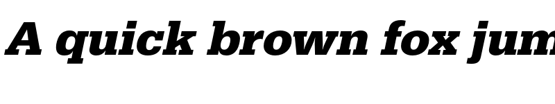 Preview of FONTSPRING DEMO - Serifa Bold Italic font