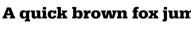 Preview of FONTSPRING DEMO - Serifa Bold font