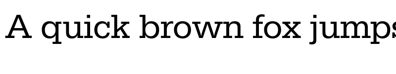 Preview of FONTSPRING DEMO - Serifa Regular font