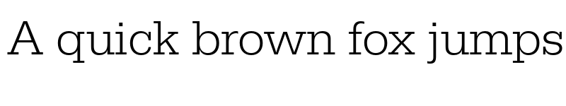 Preview of FONTSPRING DEMO - SerifaLig Regular font