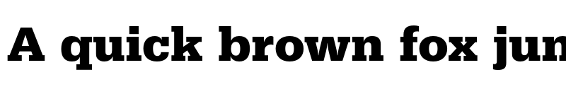 Preview of FONTSPRING DEMO - Serific Bold font