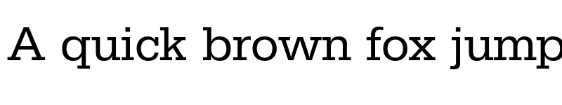 Preview of FONTSPRING DEMO - Serific Regular font