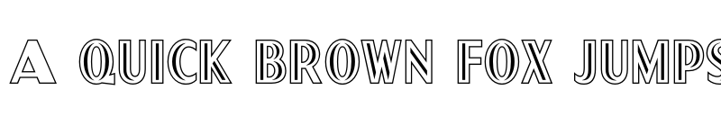 Preview of FONTSPRING DEMO - Sgt Peppers Outline Regular font