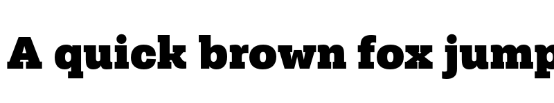 Preview of FONTSPRING DEMO - Shandon Slab Black Regular font