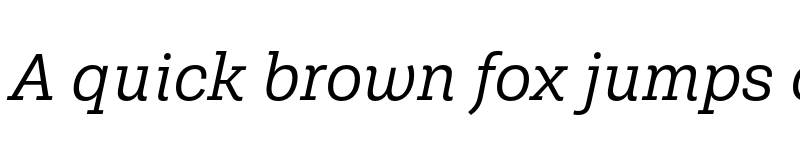 Preview of FONTSPRING DEMO - Shandon Slab Book Italic font