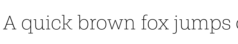 Preview of FONTSPRING DEMO - Shandon Slab ExtraLight Regular font