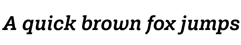 Preview of FONTSPRING DEMO - Shandon Slab Medium Italic font