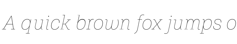 Preview of FONTSPRING DEMO - Shandon Slab Thin Italic font