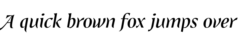 Preview of FONTSPRING DEMO - Shapa JY Italic font