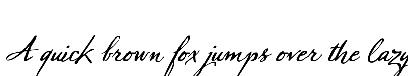 Preview of FONTSPRING DEMO - Sherlock-Script1 Regular font