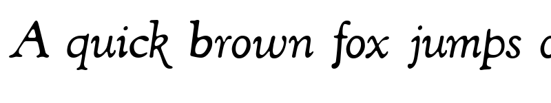 Preview of FONTSPRING DEMO - ShipleyItalic Regular font