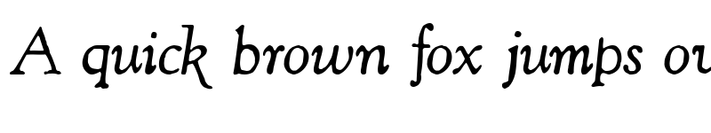 Preview of FONTSPRING DEMO - ShipleyRoughItalicAlt Regular font