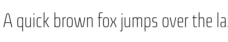 Preview of FONTSPRING DEMO - Sica Condensed ExtraLight Regular font